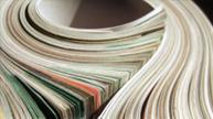 Resources Banner showing magazines