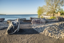 Bonfire Bay with Campfire Circle, a location to take in views of the city and enjoy a closer proximity to the water’s edge.