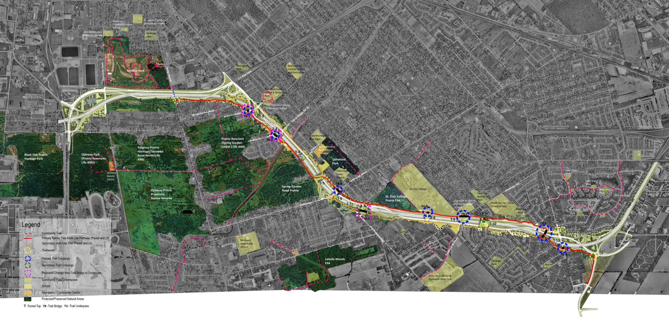 The Windsor-Essex Parkway Landscape and Trail Master Plan  CSLA